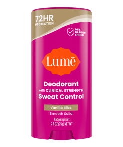 Lume Deodorant Vanilla Bliss | Sweat Control Solid Deodorant