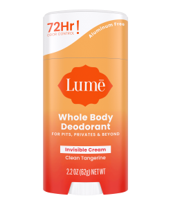 Lume Deodorant Clean Tangerine | Cream Stick Deodorant